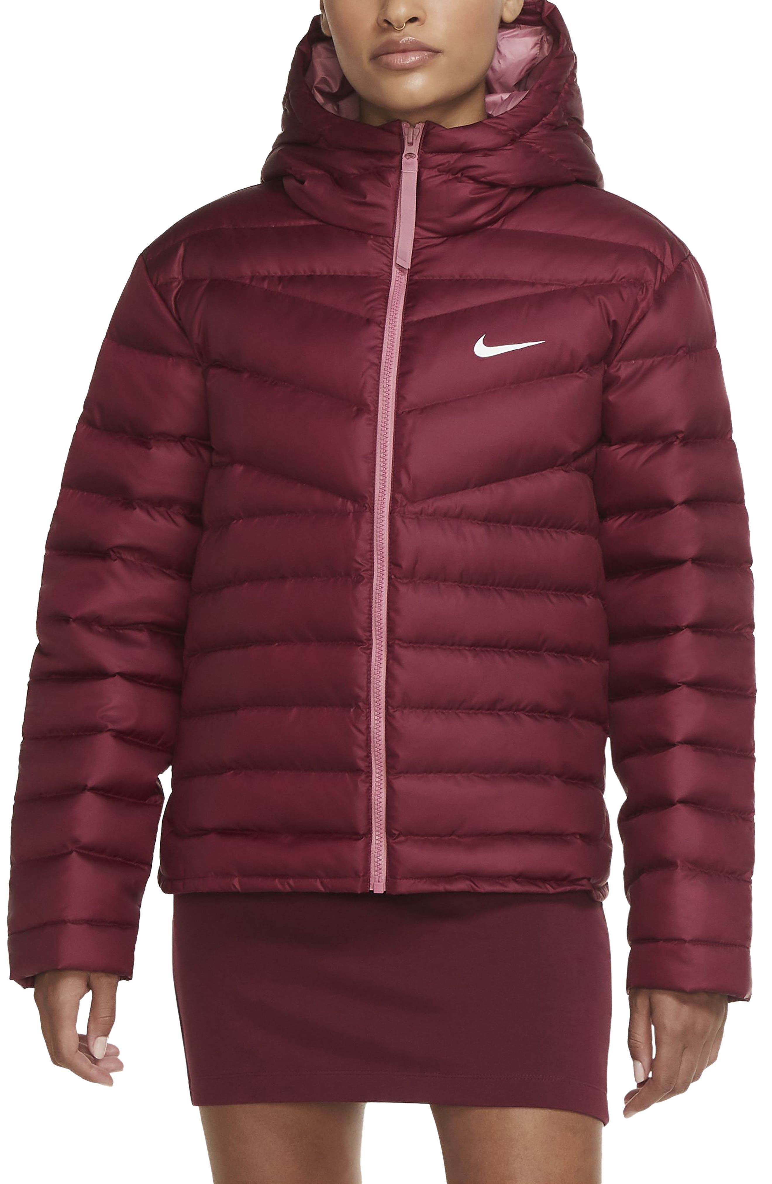 nike quilted jacket womens