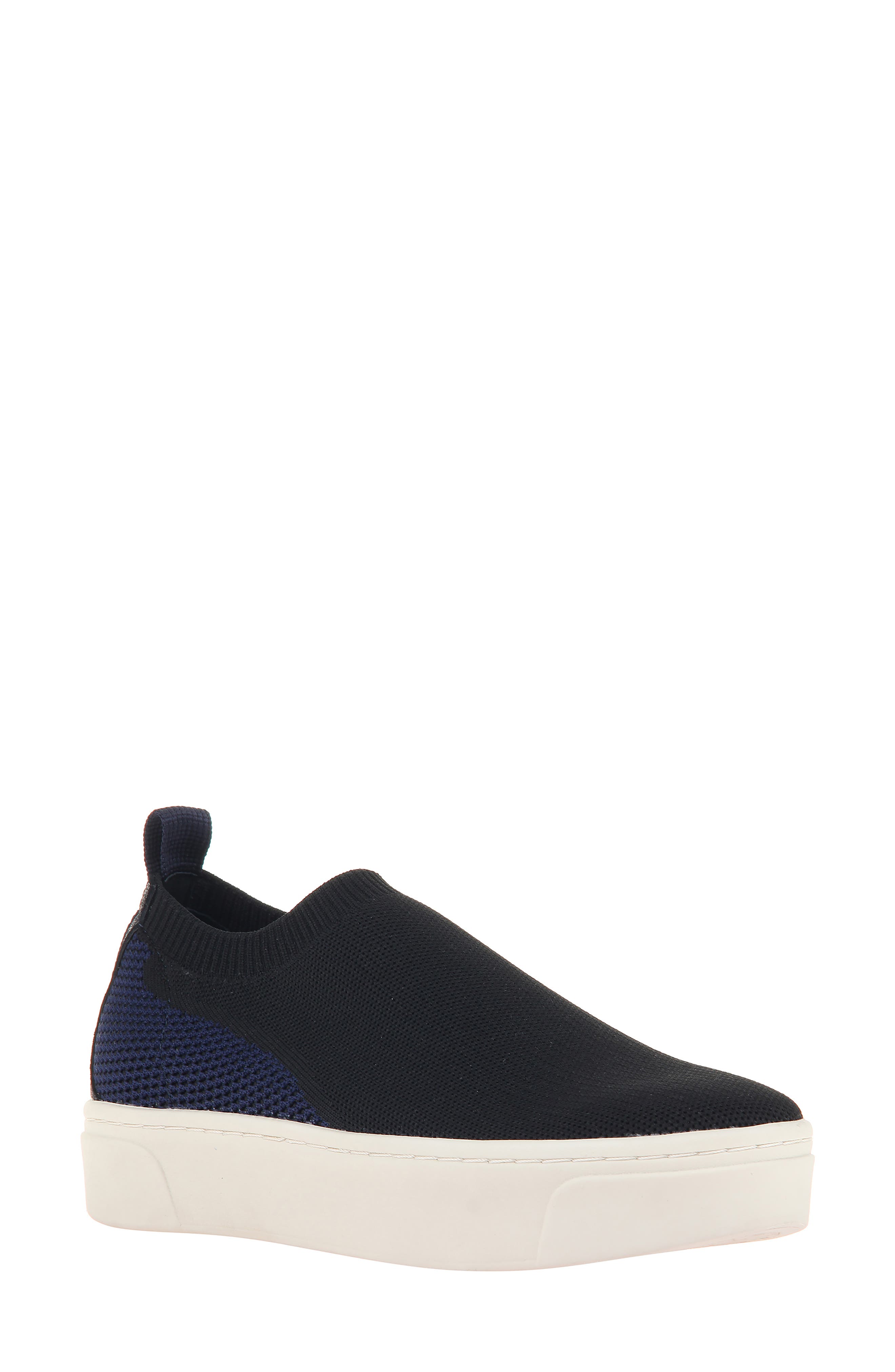 nordstrom black slip on sneakers