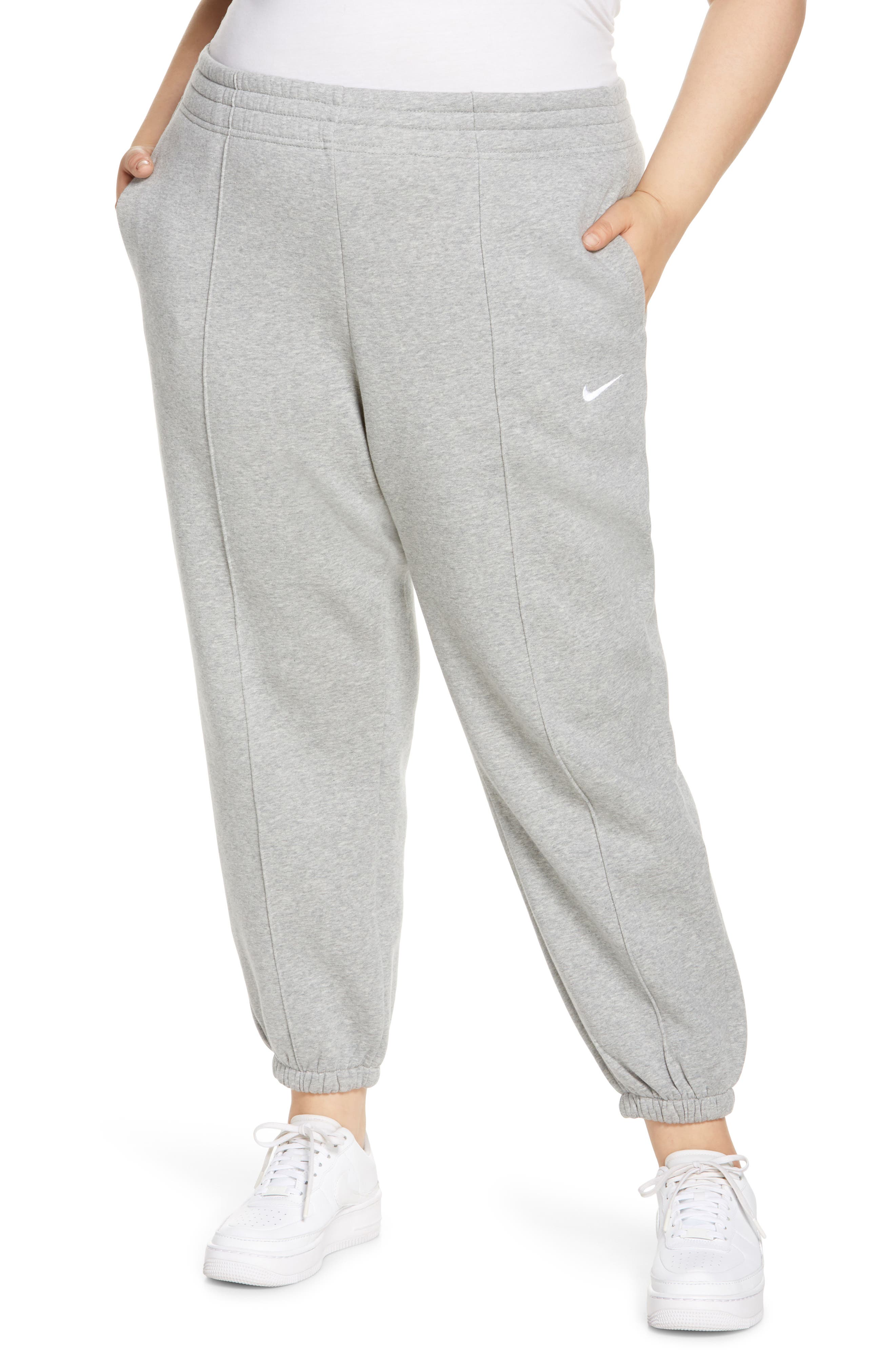 nike women's gray sweatpants