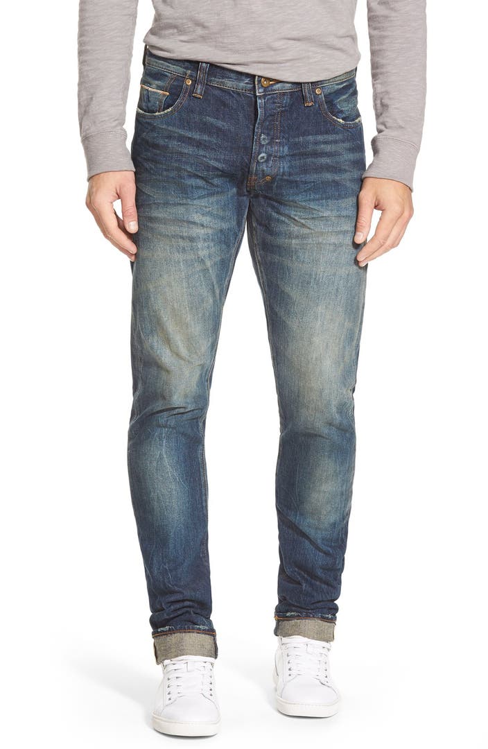 PRPS 'Fury' Slouchy Slim Fit Selvedge Jeans (1 Year Wash) | Nordstrom
