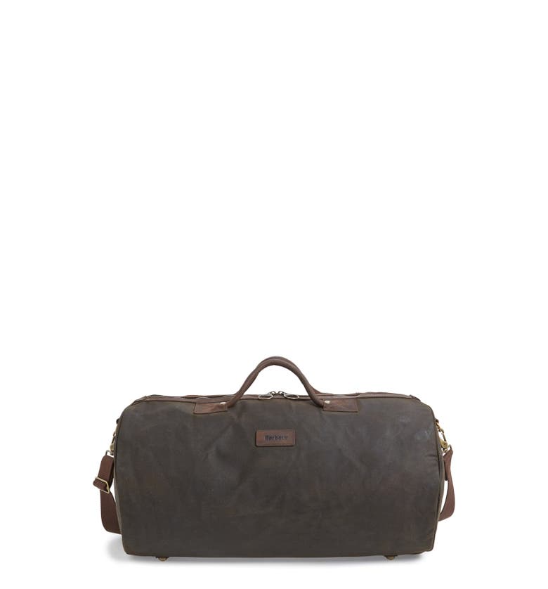 Barbour Waxed Canvas Duffel Bag | Nordstrom