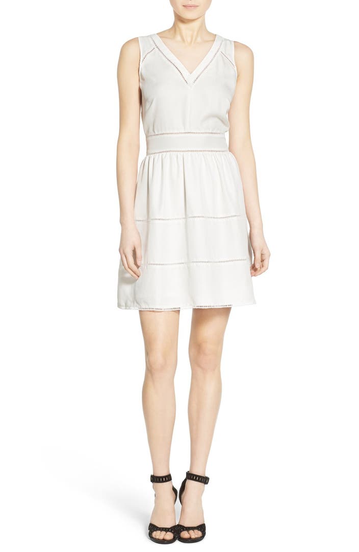 Chelsea28 Open Stitch Fit & Flare Dress | Nordstrom