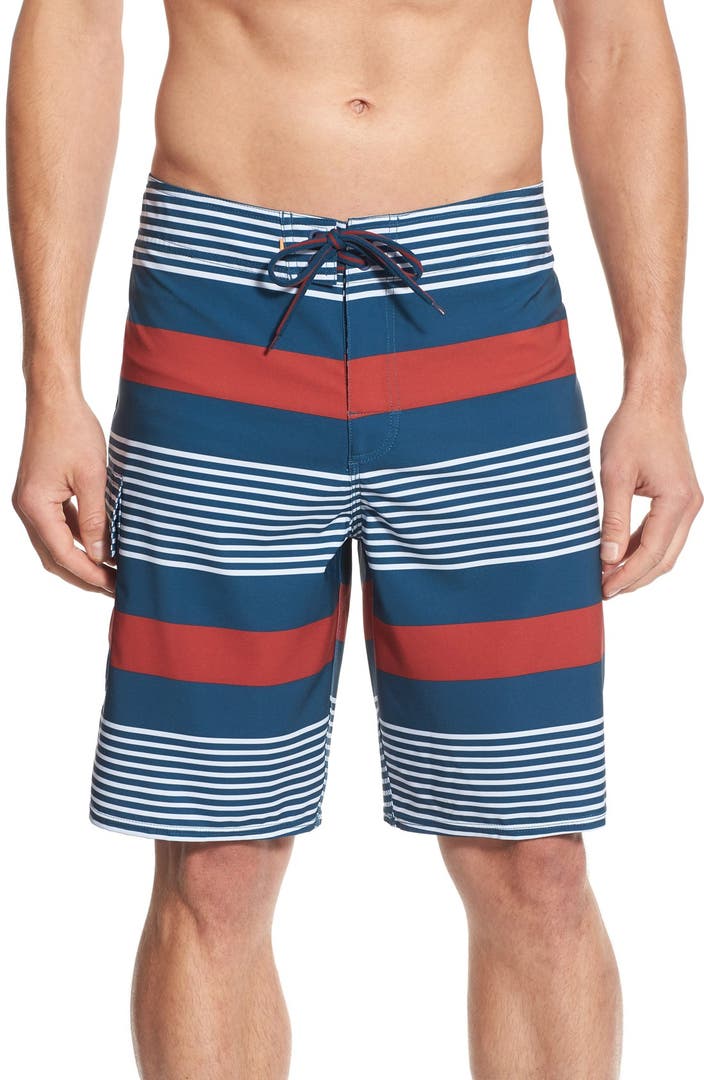 Quiksilver Waterman Collection 'Seafare Swim' Stripe Board Shorts ...