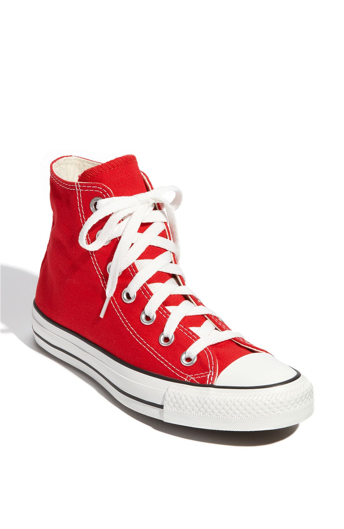 red converse wedges