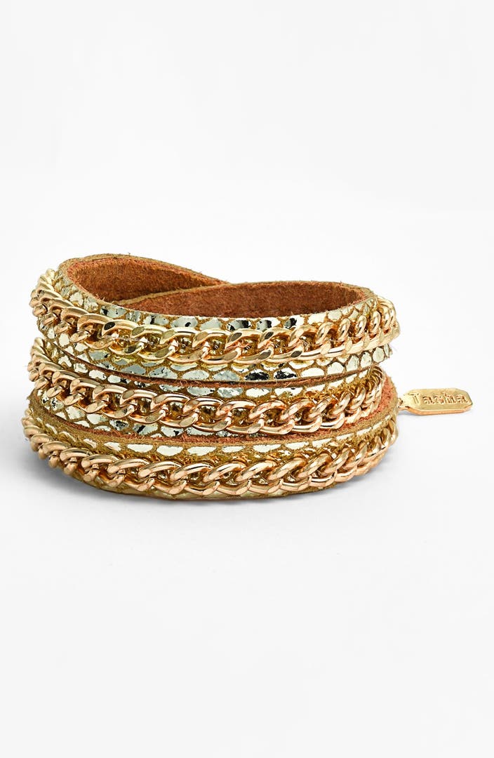 Tasha Leather Wrap Bracelet | Nordstrom