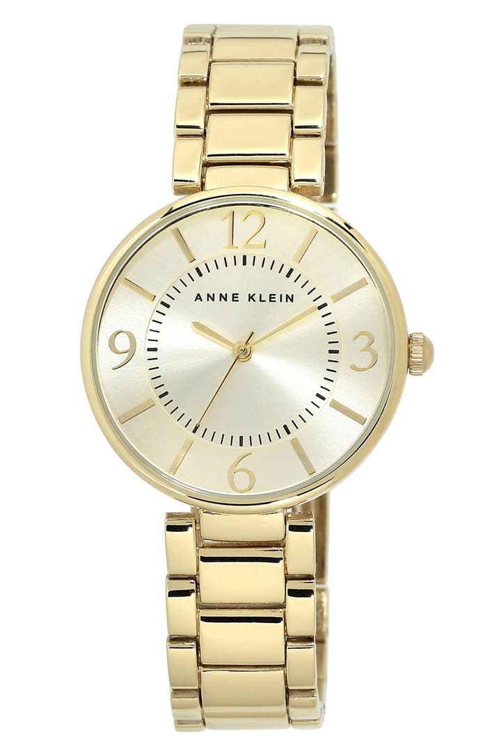 Anne Klein Round Bracelet Watch, 34mm | Nordstrom