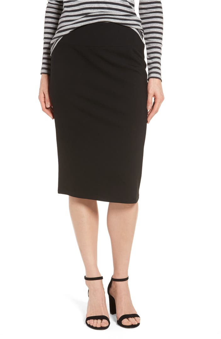 Halogen® Ponte Pencil Skirt (Regular & Petite) | Nordstrom