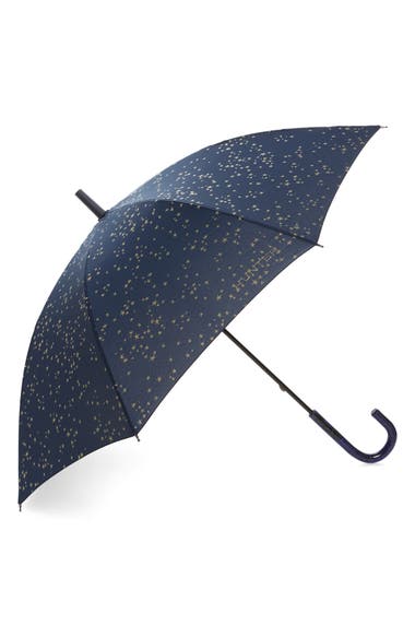 Hunter Glitter Constellation Print Walking Umbrella