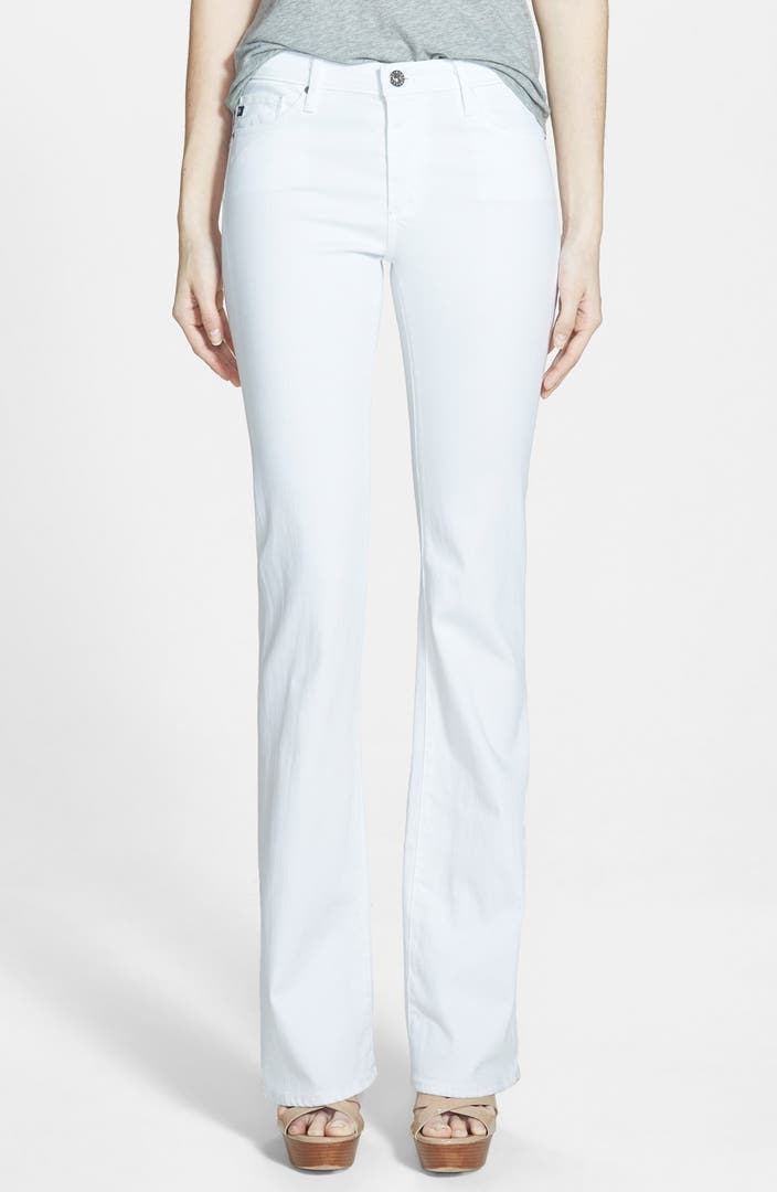 AG Angel Flare Pants (White) | Nordstrom