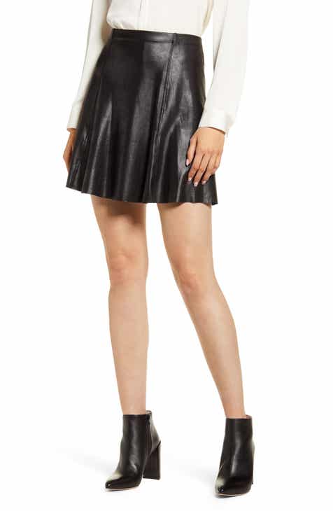 leather skirt | Nordstrom