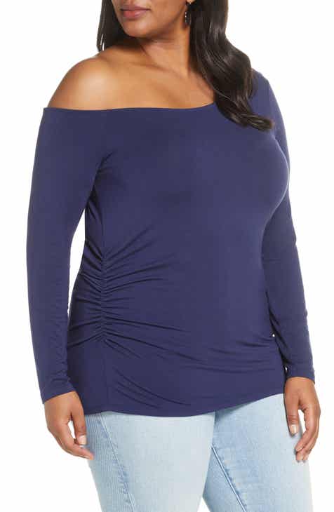 Women's Blue Plus-Size Tops | Nordstrom