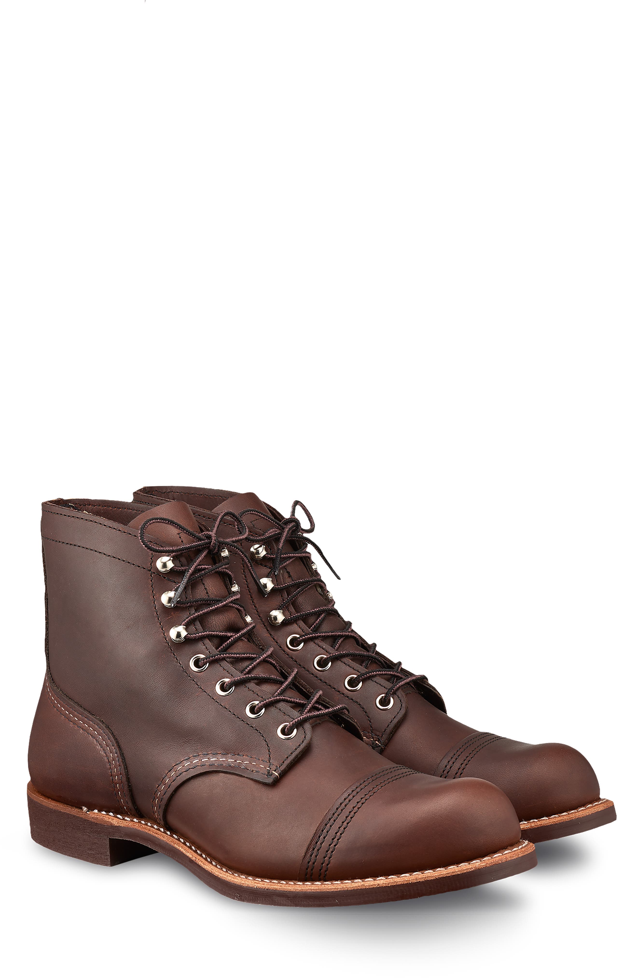 red wing boots toe cap