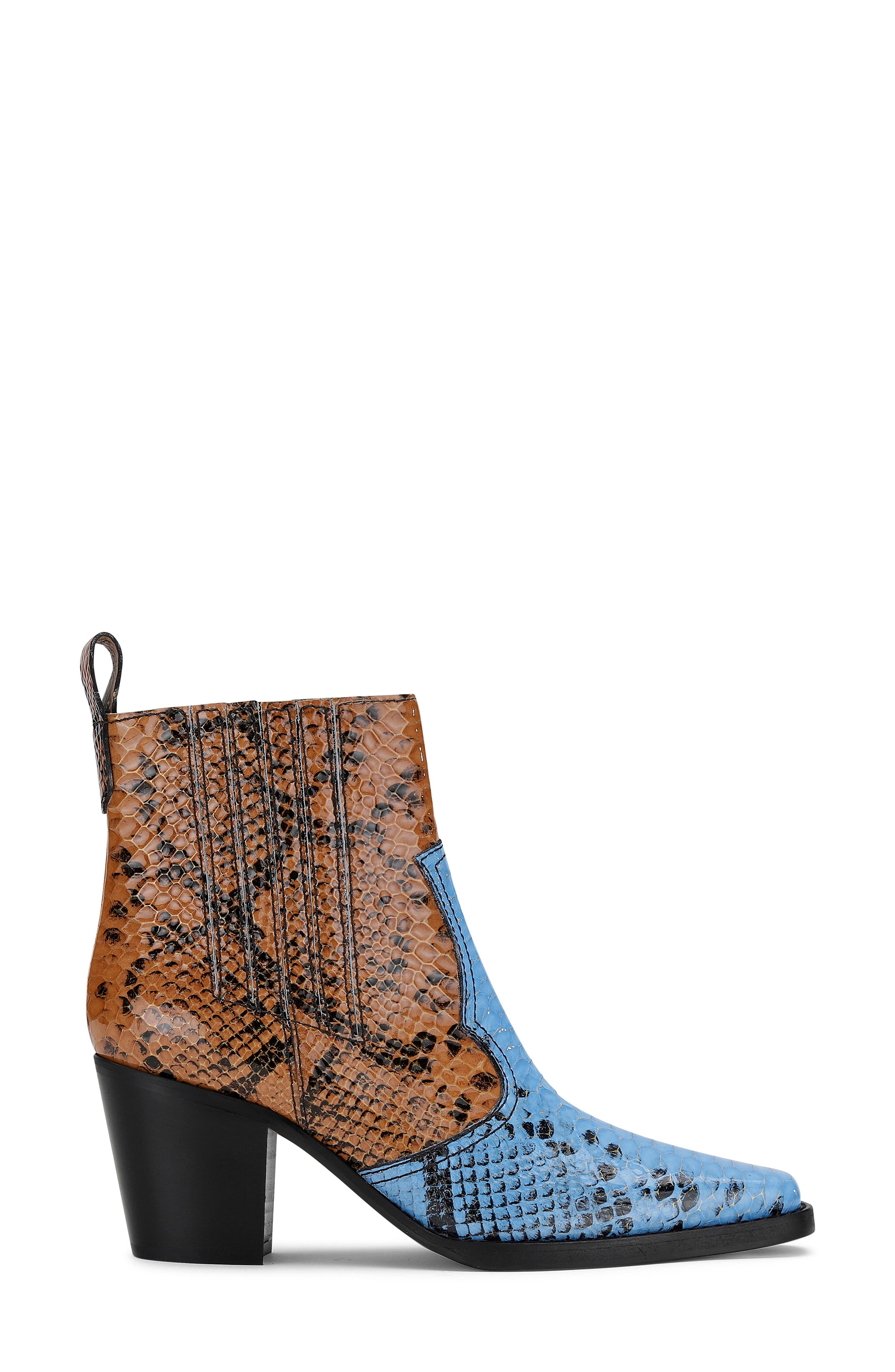 ganni snake boots