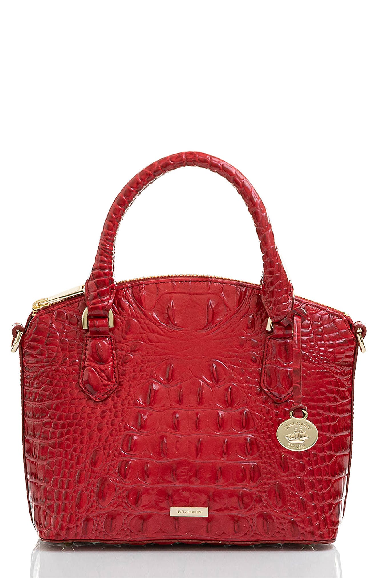 red brahmin handbags