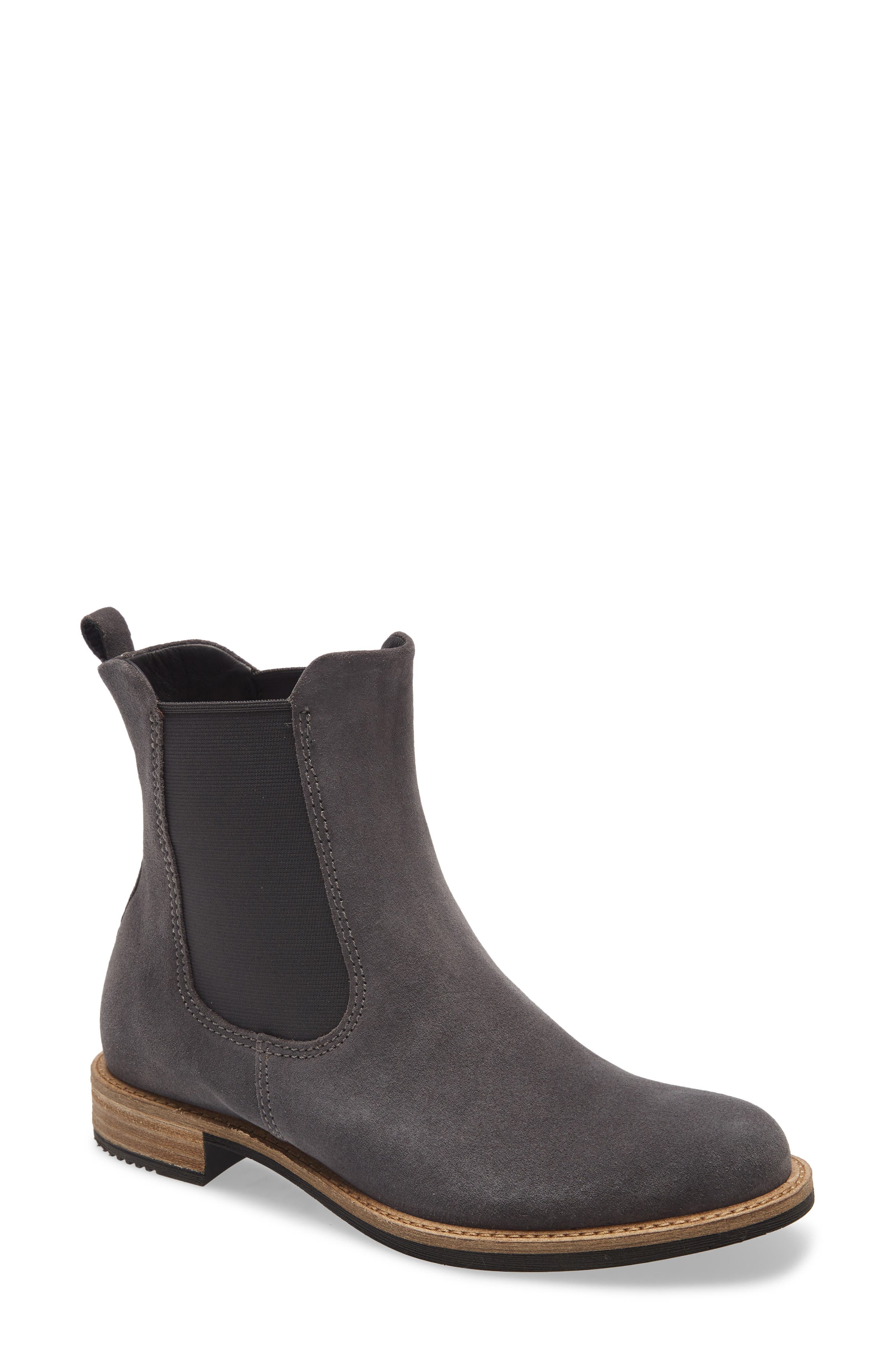 ecco leather boots womens