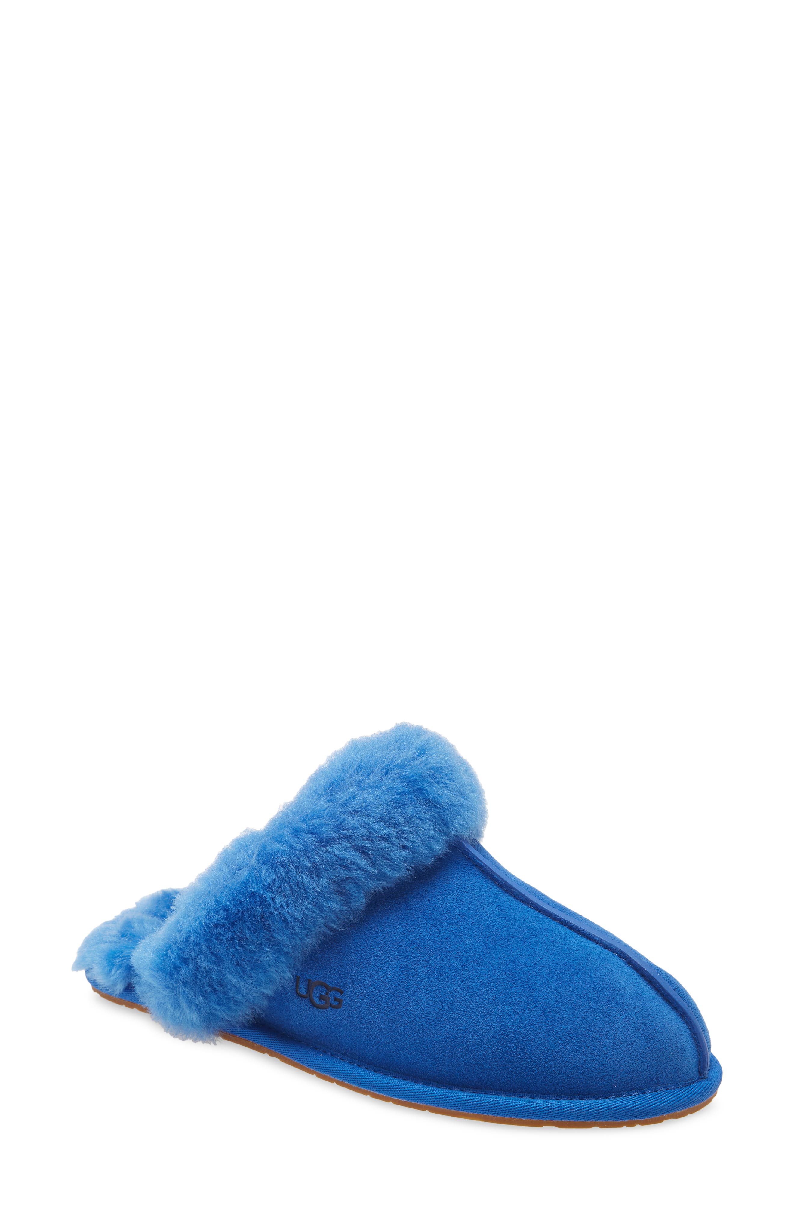 baby blue slippers