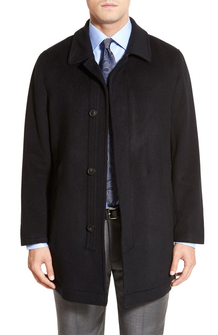 Hart Schaffner Marx 'Douglas' Classic Fit Wool & Cashmere Overcoat ...