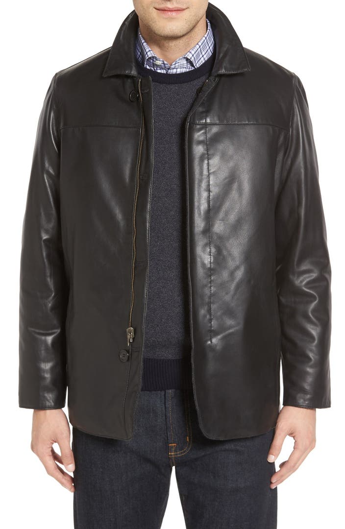 Missani Le Collezioni Reversible Lambskin Leather & Quilted Wool Jacket ...