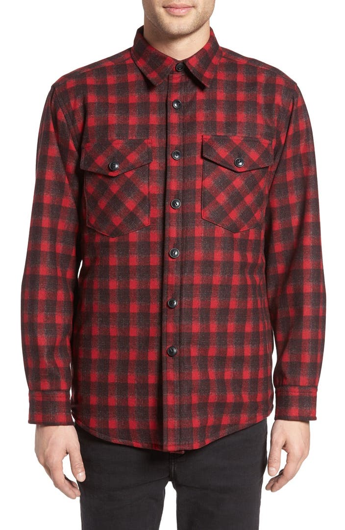 Pendleton Quilt Lined CPO Wool Shirt | Nordstrom