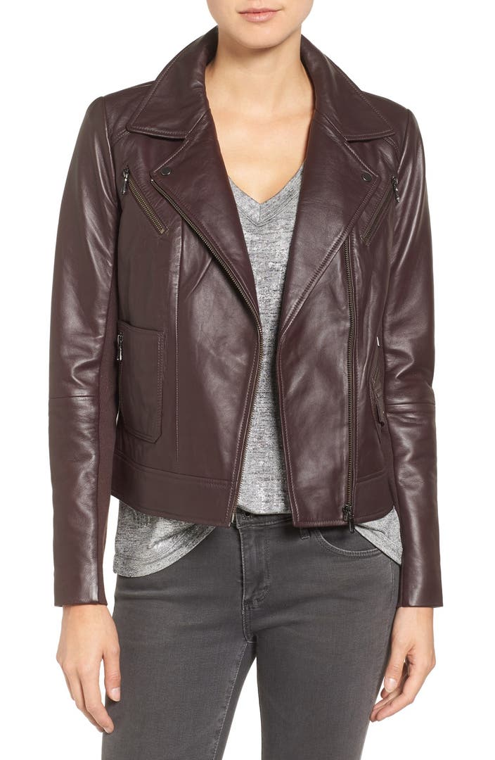 Trouvé Leather Moto Jacket | Nordstrom