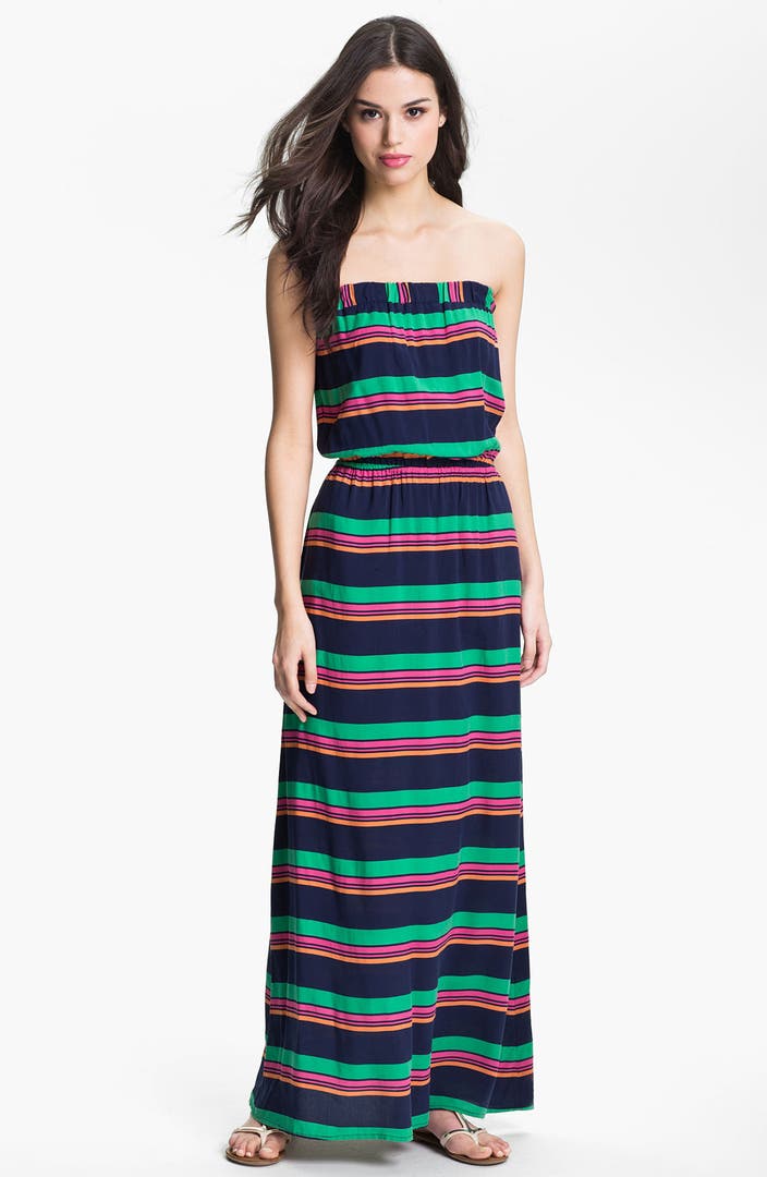Splendid Stripe Strapless Maxi Dress Nordstrom