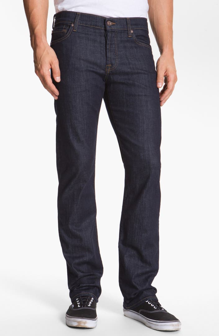 7 For All Mankind® 'Standard' Straight Leg Jeans (Dark and Clean ...