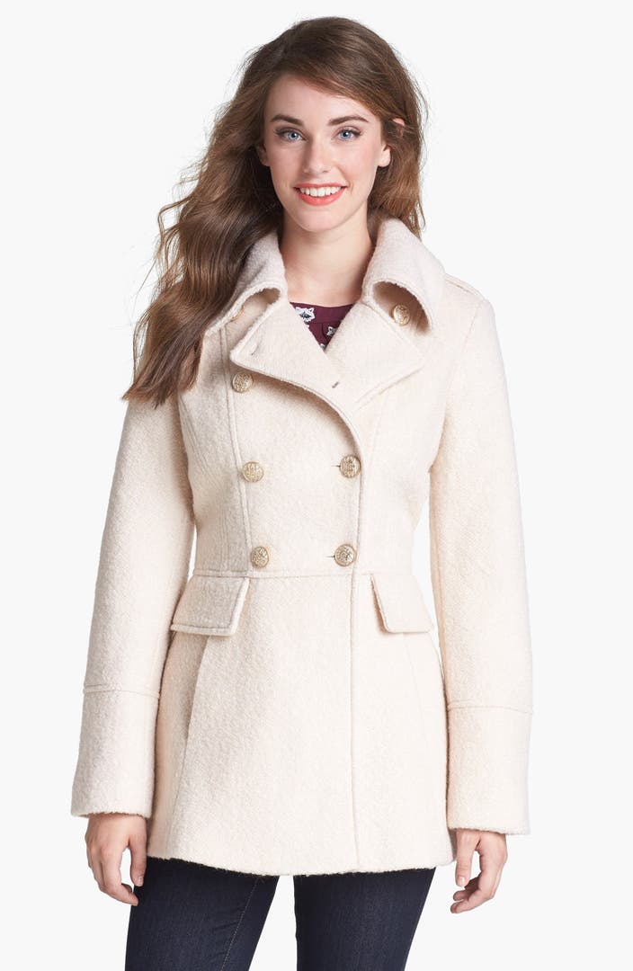 GUESS Double Breasted Peacoat (Online Only) | Nordstrom