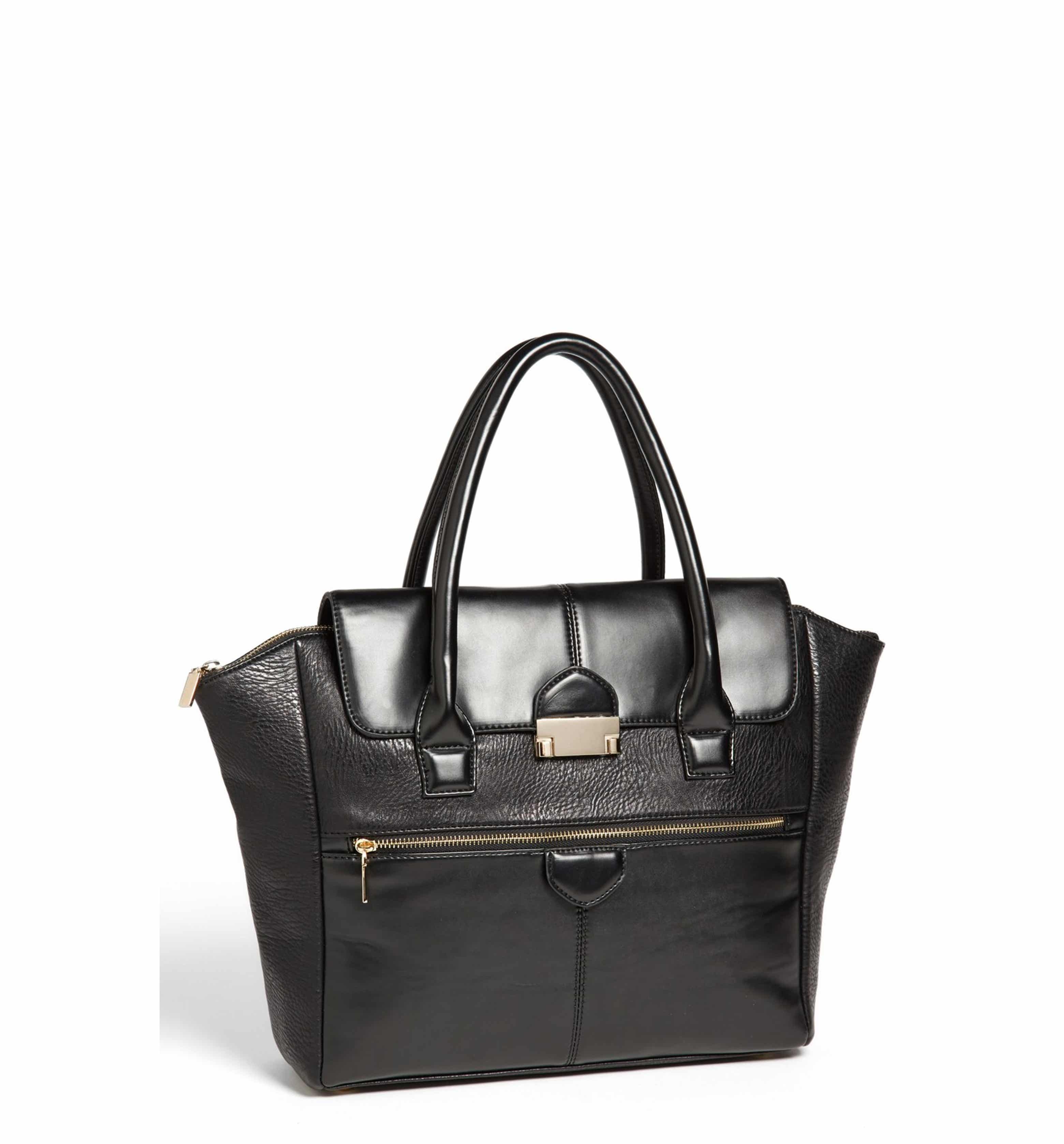 Under One Sky Faux Leather Satchel | Nordstrom