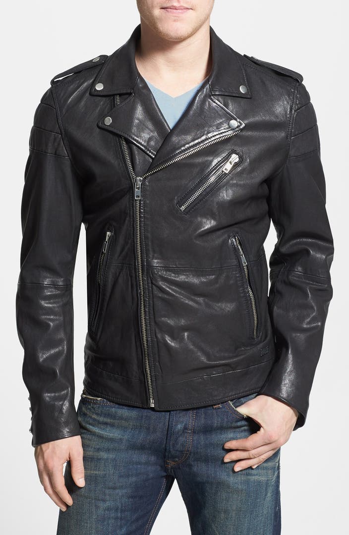 DIESEL® 'L-Illianne' Leather Jacket | Nordstrom