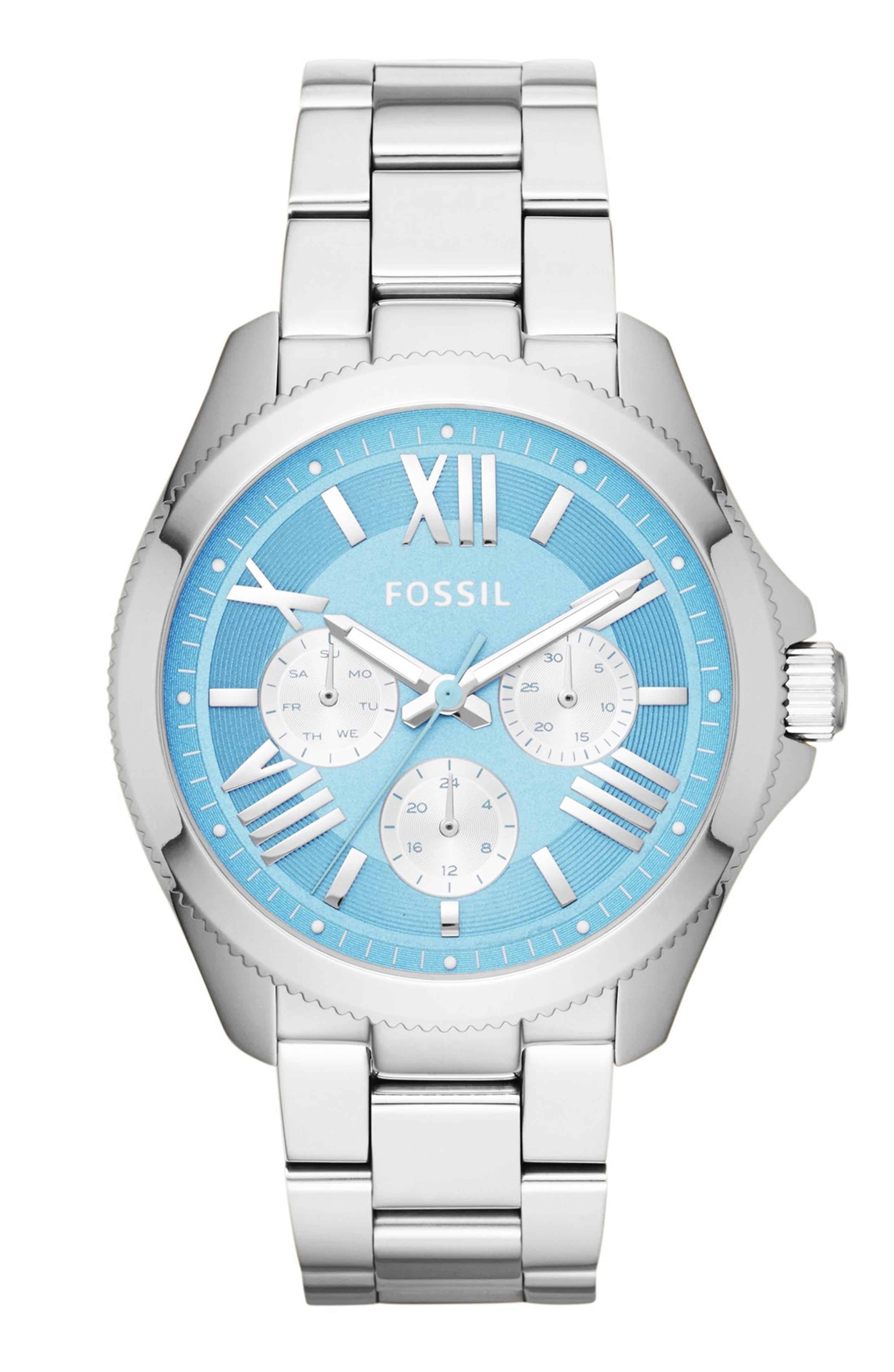 Fossil 'Cecile' Multifunction Bracelet Watch, 40mm | Nordstrom