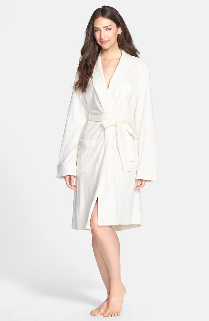 Lauren Ralph Lauren Quilted Collar Robe (Online Only) | Nordstrom