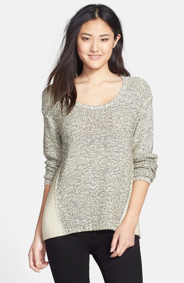 RD Style Mixed Stitch Scoop Neck Sweater | Nordstrom