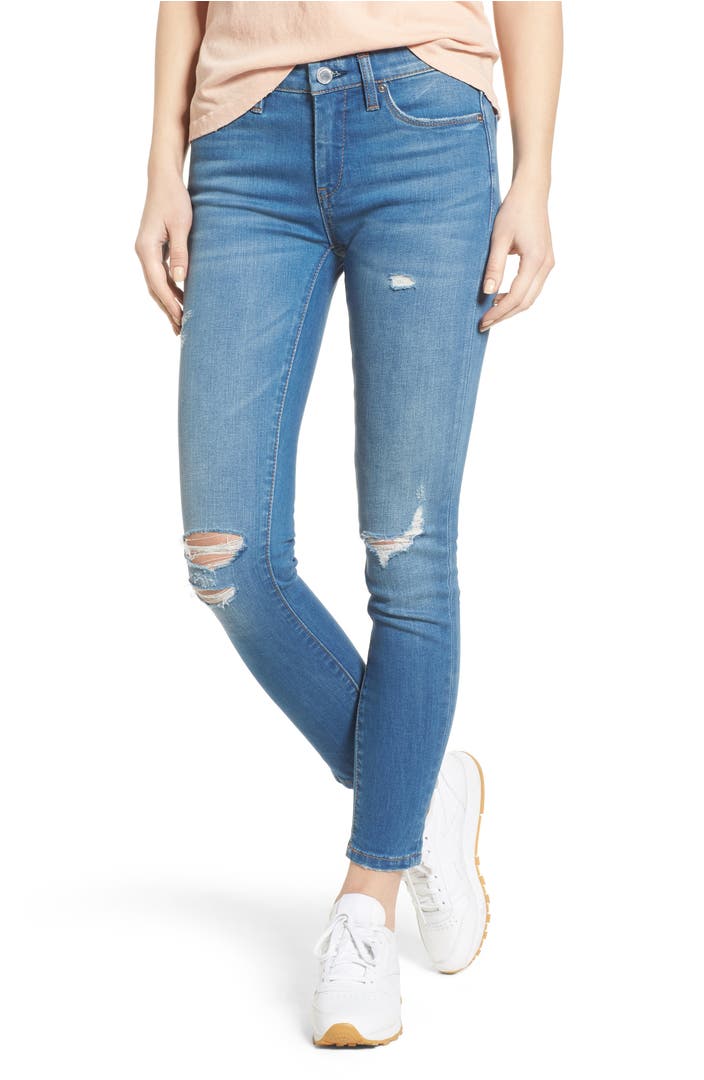BLANKNYC Ripped Ankle Skinny Jeans | Nordstrom