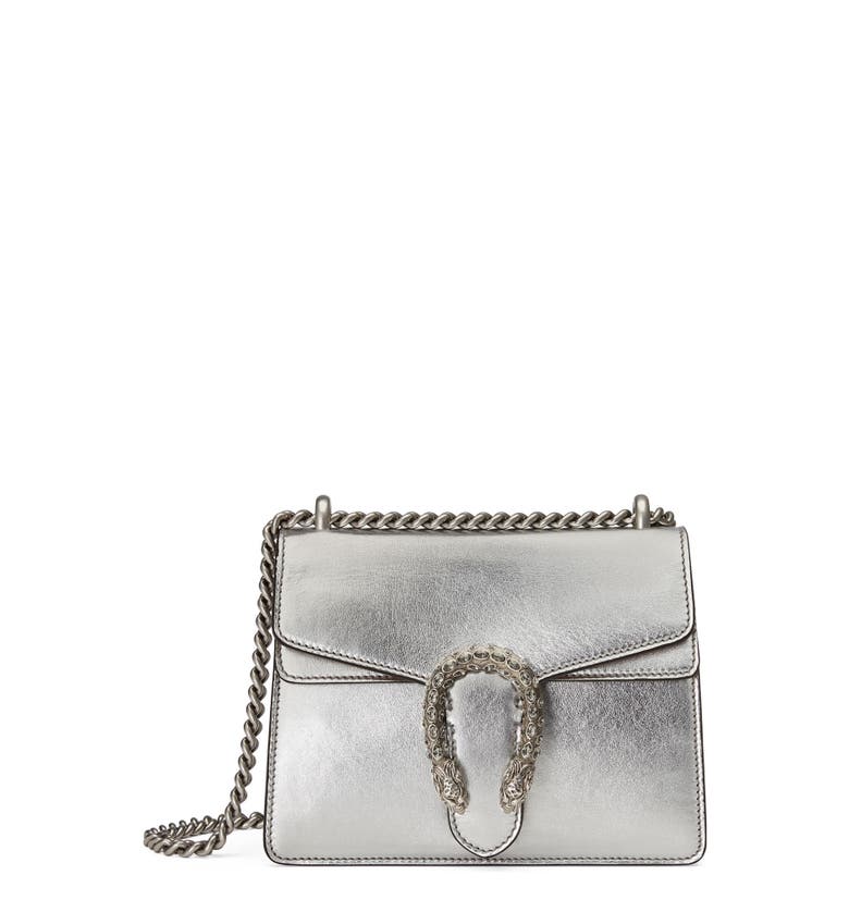 Gucci Mini Dionysus Metallic Leather Shoulder Bag | Nordstrom