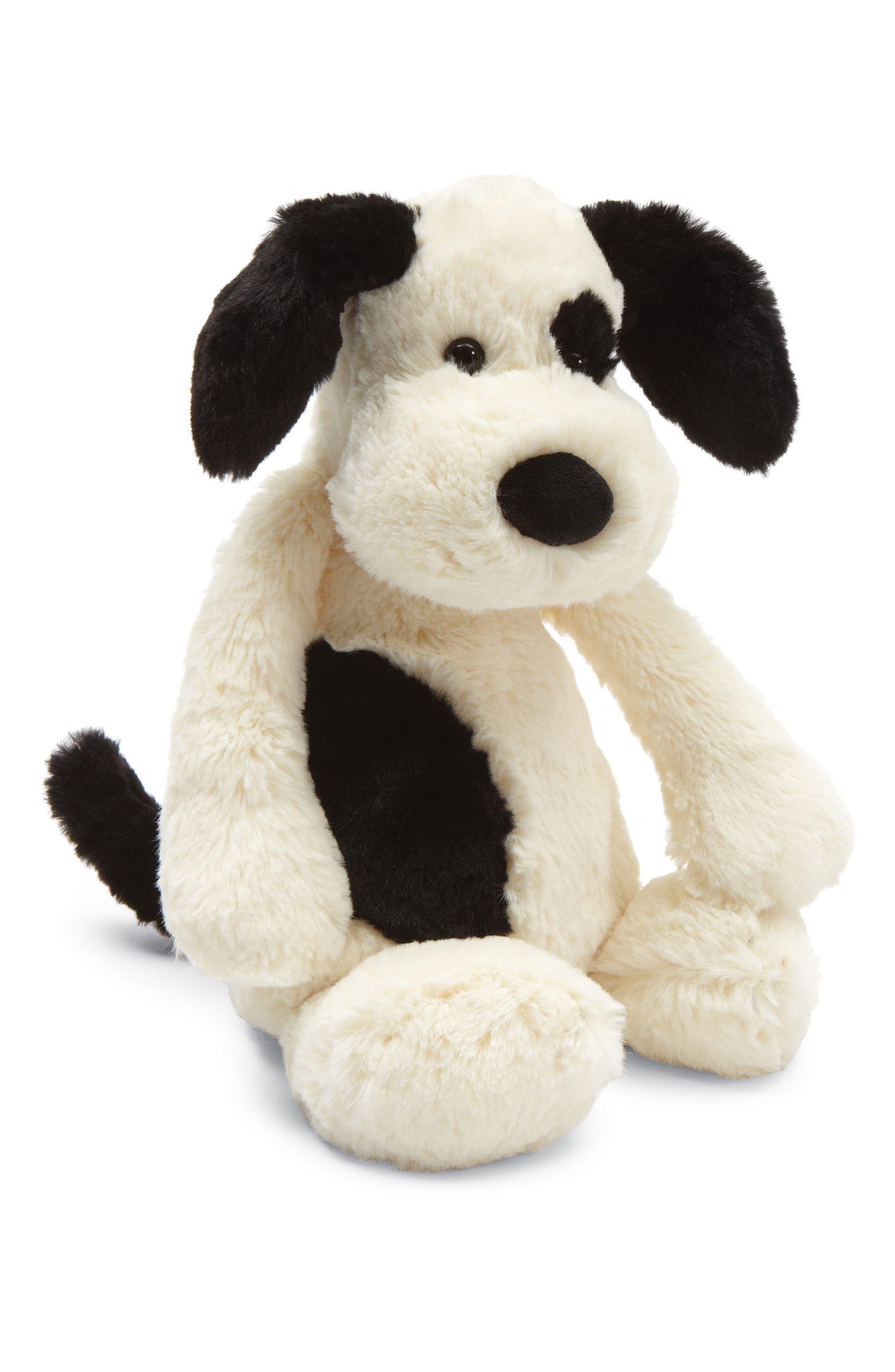 jellycat grey and white dog