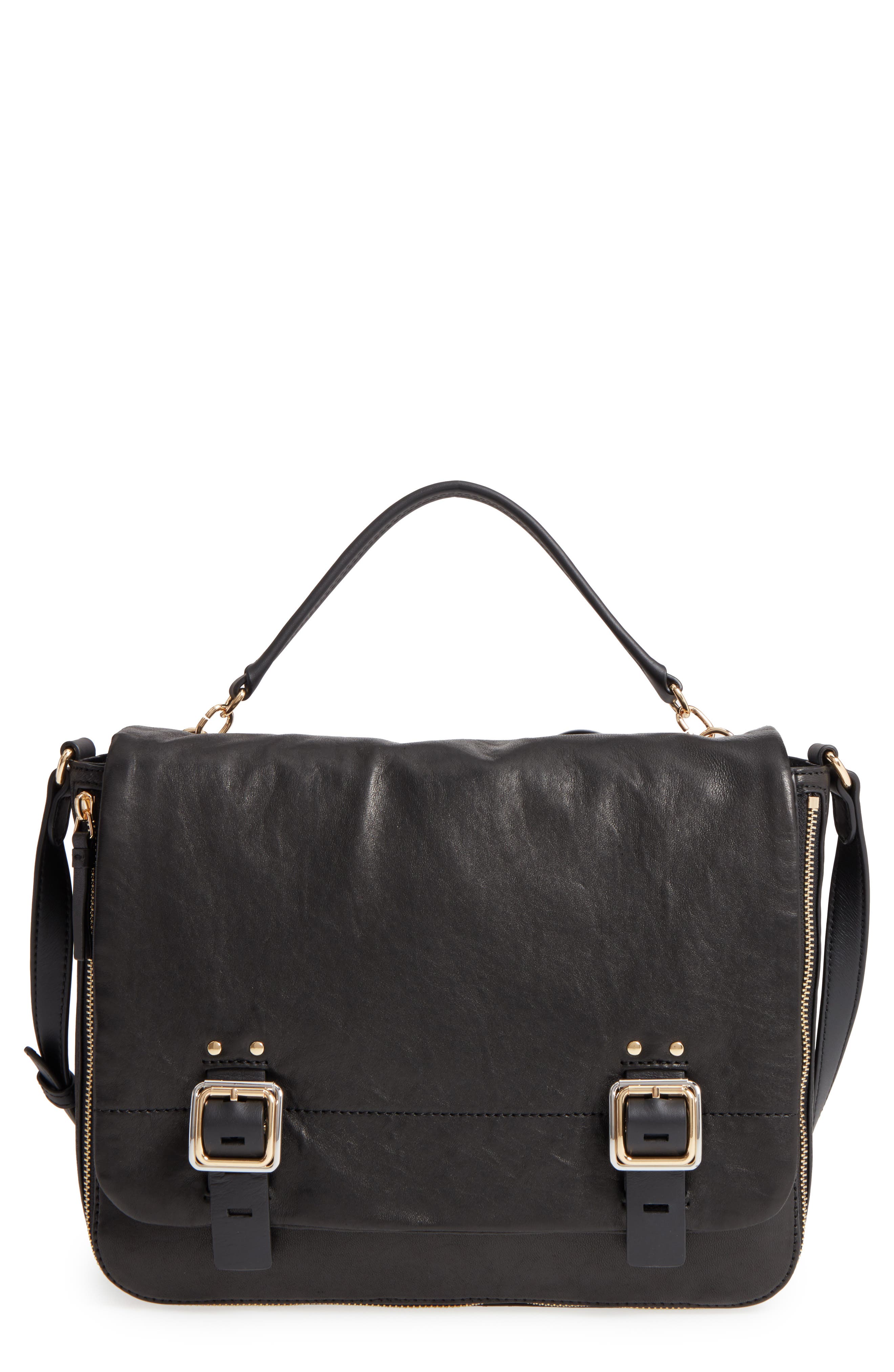 Black Satchel Handbag - Mc Luggage