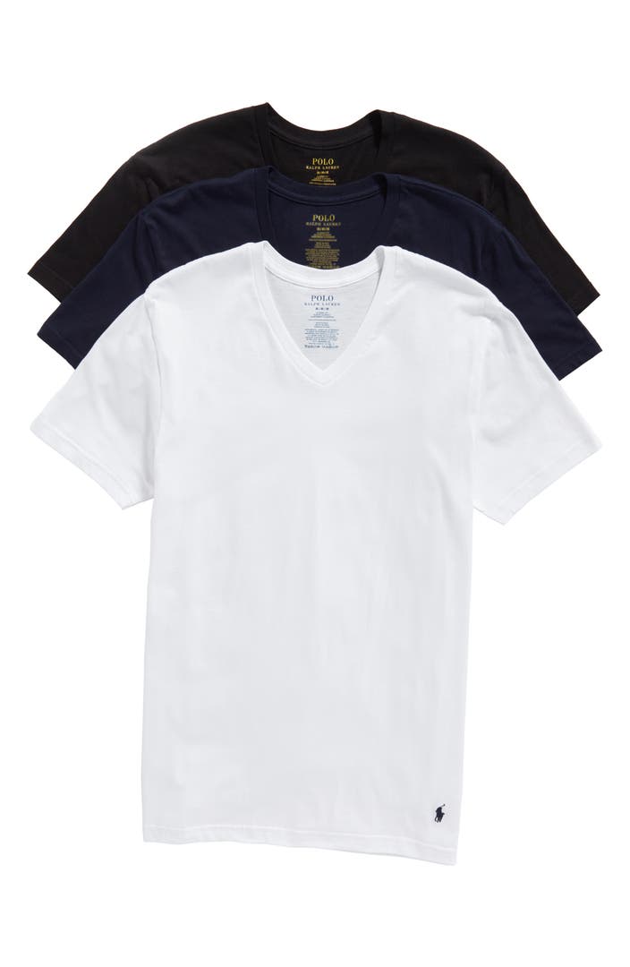 Polo Ralph Lauren 3-Pack V-Neck T-Shirts | Nordstrom