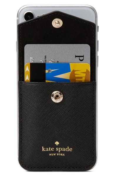 Main Image - kate spade new york iPhone 7/8/X envelope sticker pocket