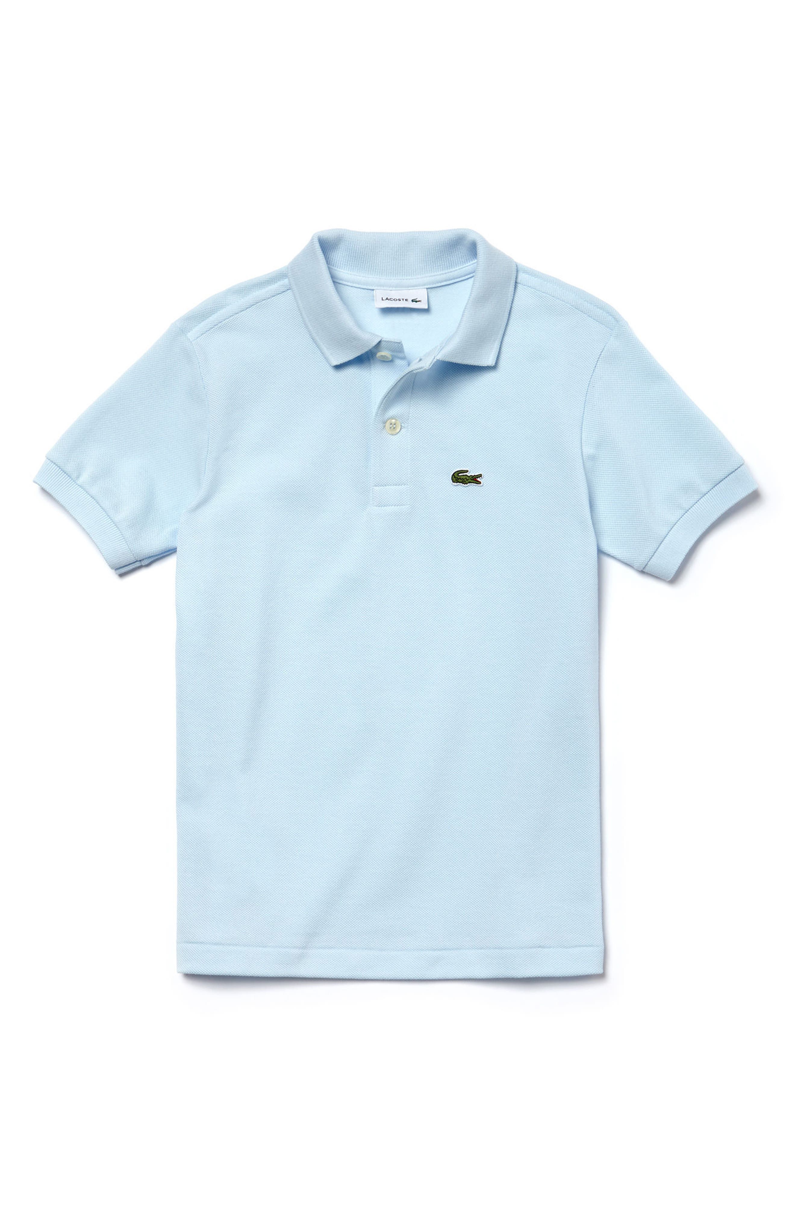 baby blue lacoste shirt