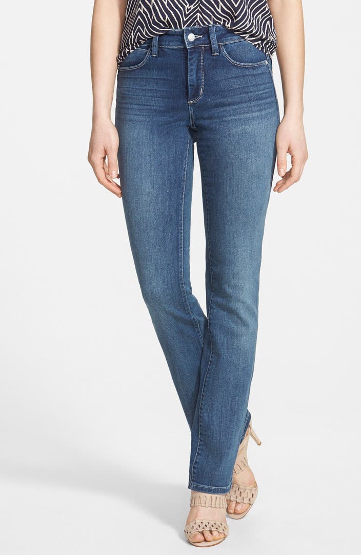 NYDJ 'Billie' Stretch Mini Bootcut Jeans (Heyburn) (Regular & Petite ...