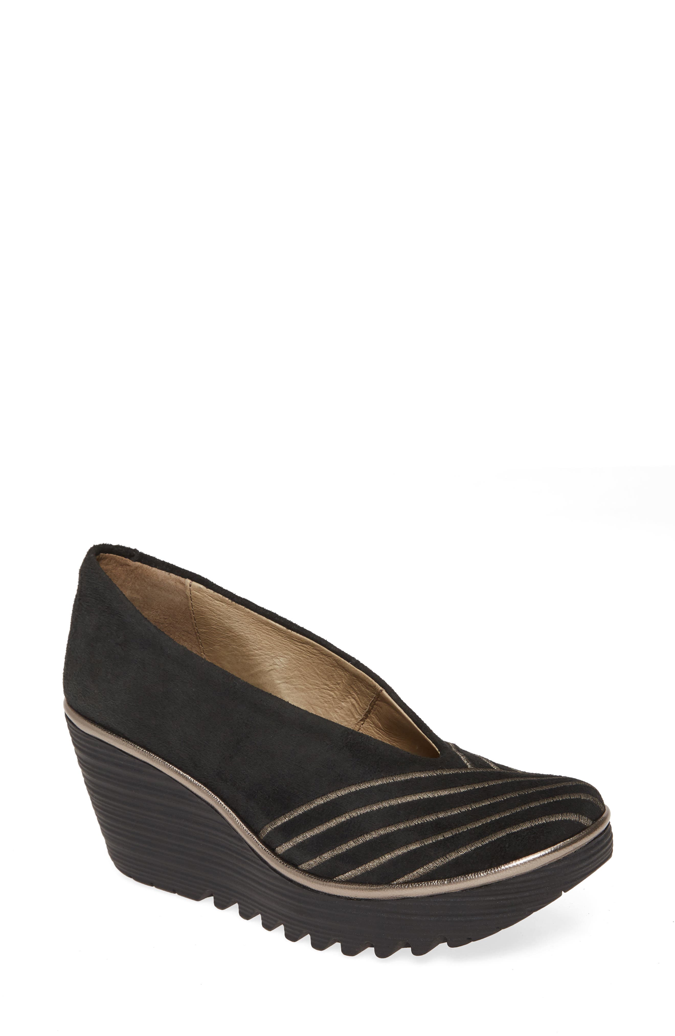 fly london yand wedge pump