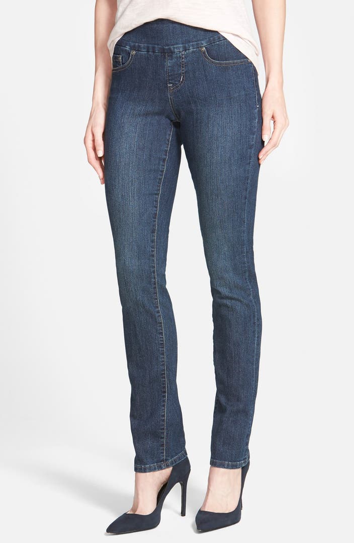 Jag Jeans 'Peri' Straight Leg Jeans (Anchor Blue) (Regular & Petite ...