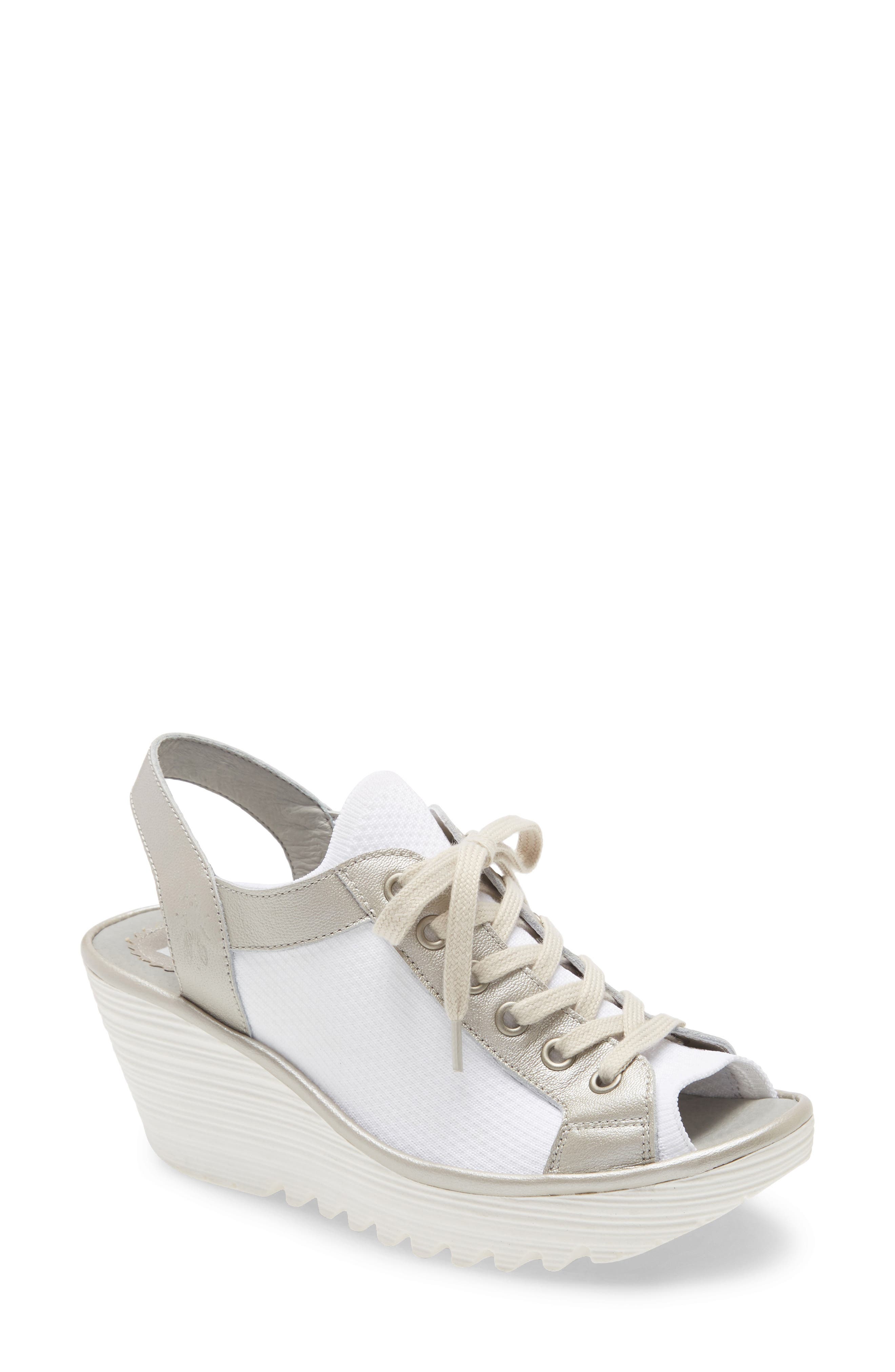fly london white wedge sandals