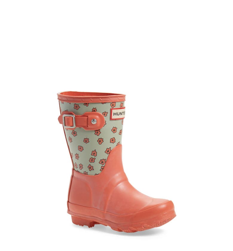 Hunter 'Original' Floral Rain Boot (Toddler, Little Kid & Big Kid ...