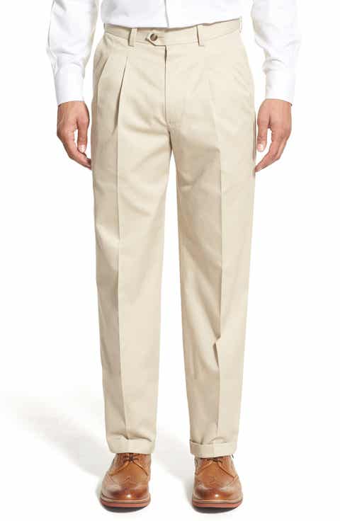 Men's Brown Dress Pants: Flat Front & Pleated | Nordstrom