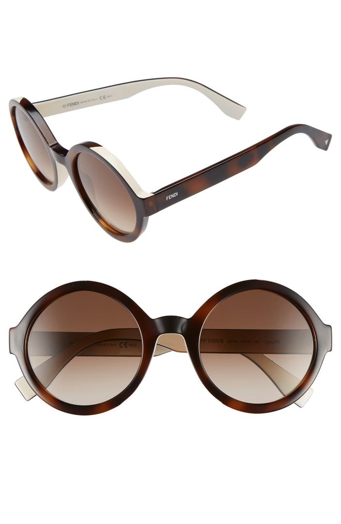 Fendi 51mm Round Sunglasses | Nordstrom
