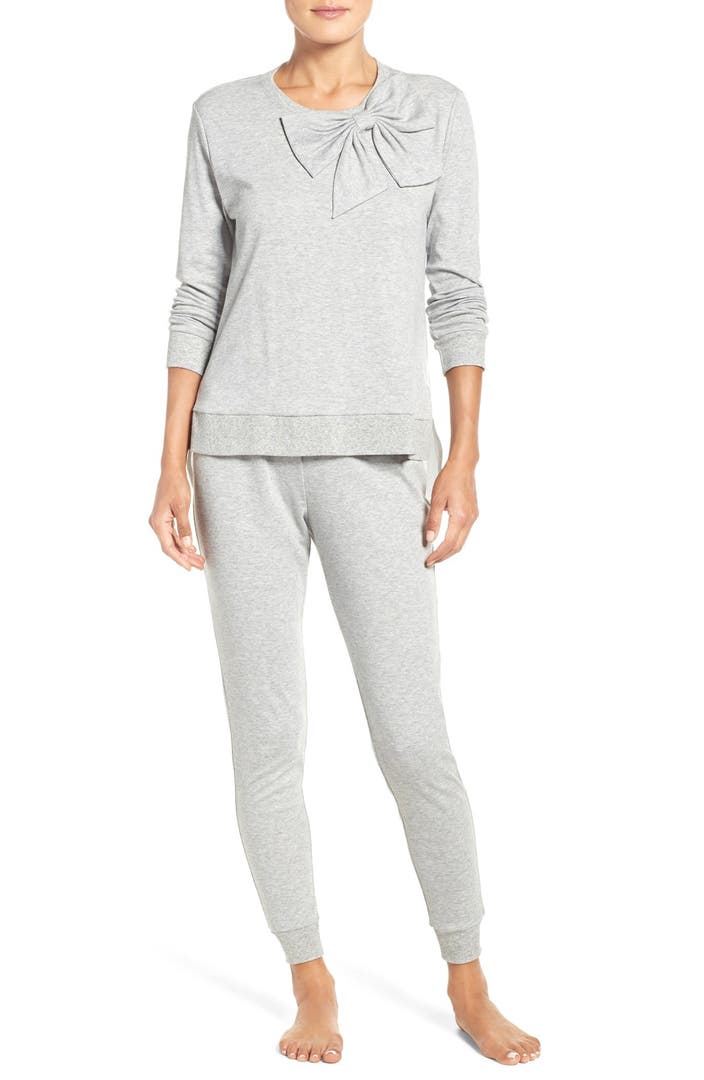 kate spade new york interlock big bow pajamas | Nordstrom