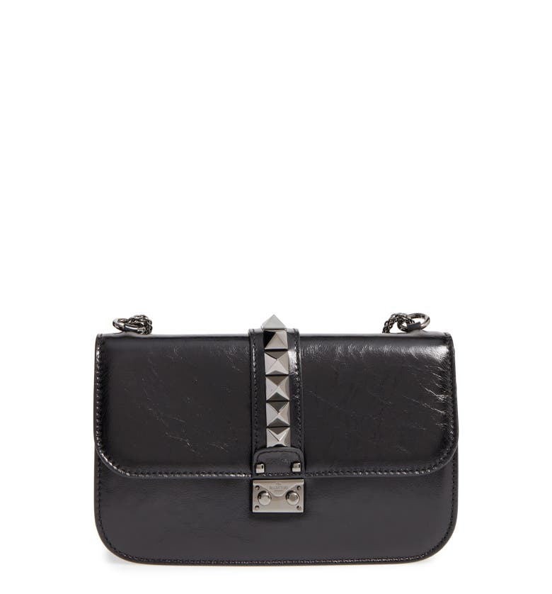 Valentino 'Medium Lock' Studded Leather Shoulder Bag | Nordstrom