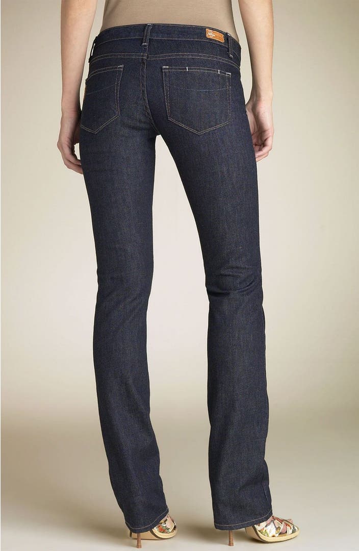 Paige Denim 'Blue Heights' Skinny Leg Stretch Jeans (Dark Resin Wash ...