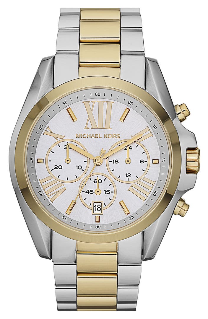 Michael Kors 'Bradshaw' Chronograph Bracelet Watch, 43mm | Nordstrom